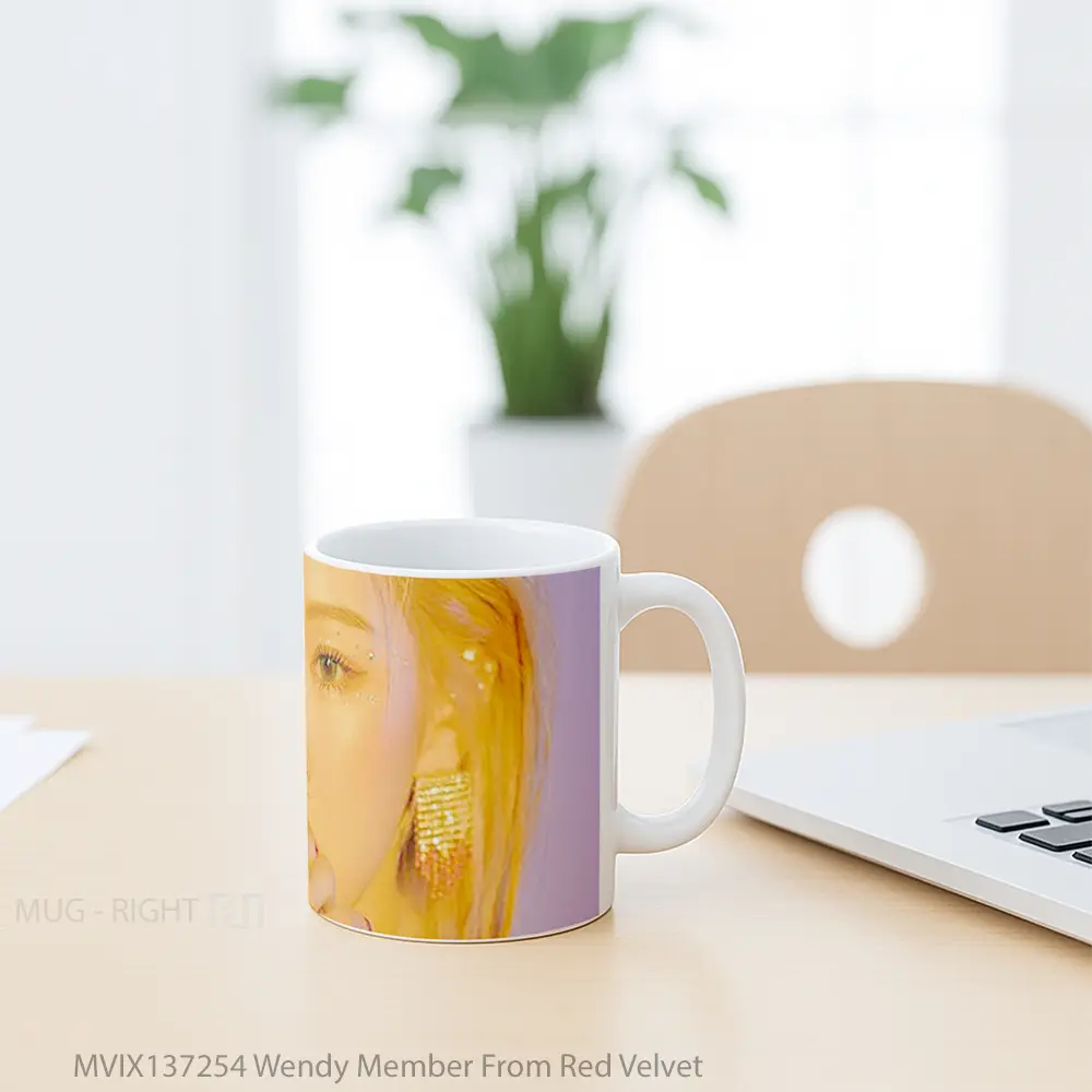 Mug Wendy Member From Red Velvet Gelas Keramik Unik - All-side / Desain