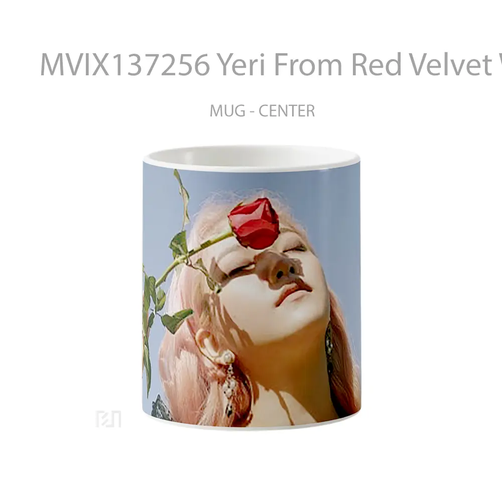 Mug Yeri From Red Velvet With Rose Gelas Keramik Unik