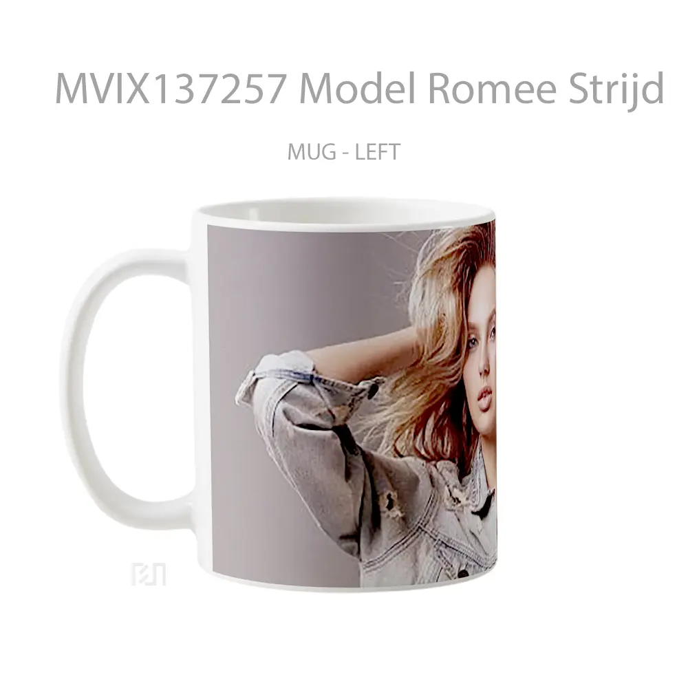 Mug Model Romee Strijd Gelas Keramik Unik - All-side / Desain
