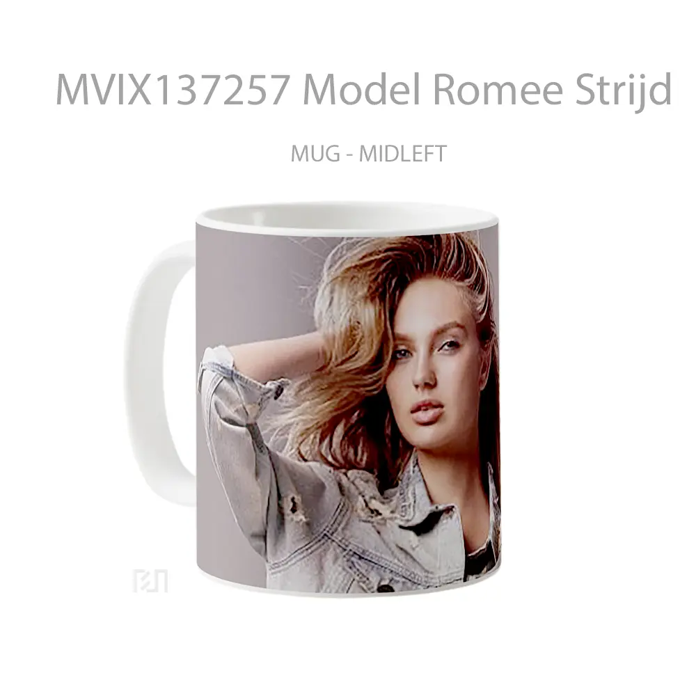 Mug Model Romee Strijd Gelas Keramik Unik - All-side / Desain