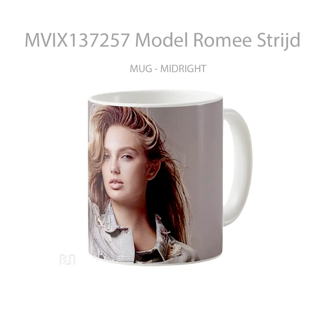 Mug Model Romee Strijd Gelas Keramik Unik - All-side / Desain