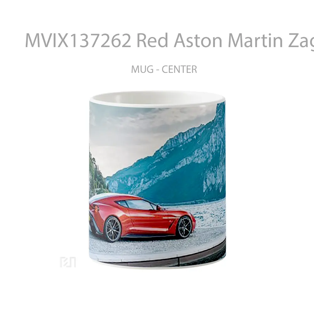 Mug Red Aston Martin Zagato Cangkir Mobil