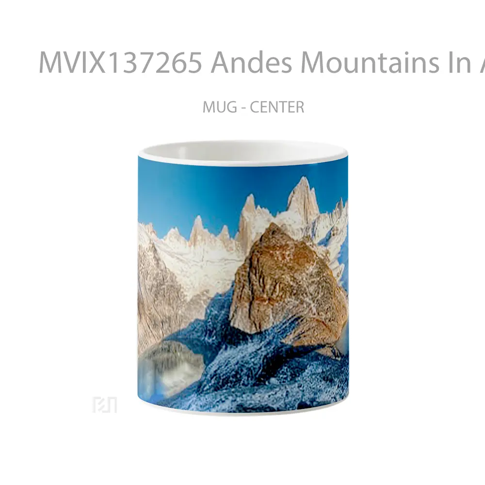 Mug Andes Mountains In Argentina Gelas Pemandangan Alam