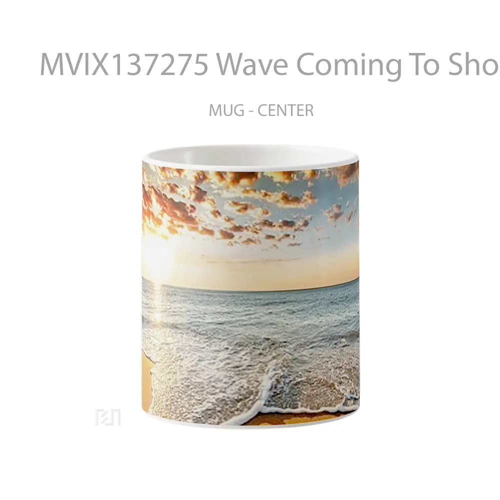 Mug Wave Coming To Shore Gelas Keramik Unik