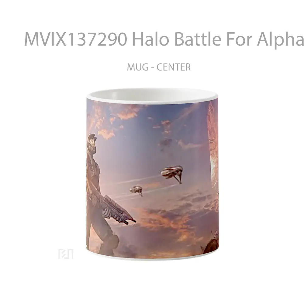 Mug Halo Battle For Alpha Cangkir Gamer