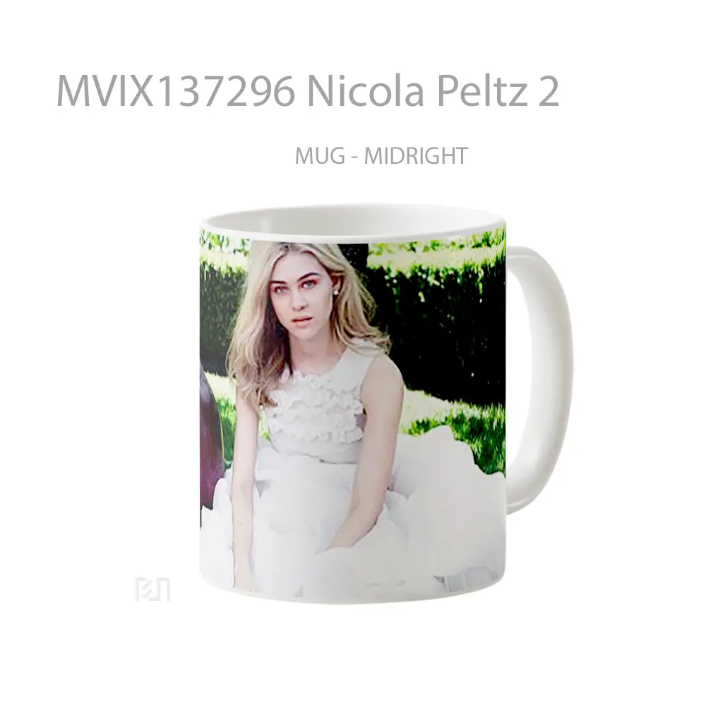 Mug Nicola Peltz 2 Gelas Keramik Unik - All-side / Desain
