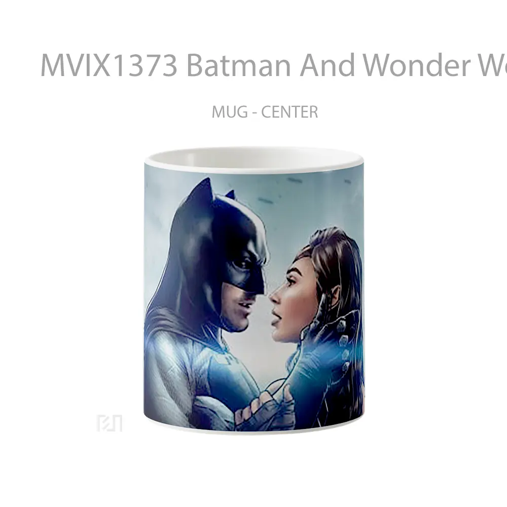 Mug Batman And Wonder Woman Gelas Superhero