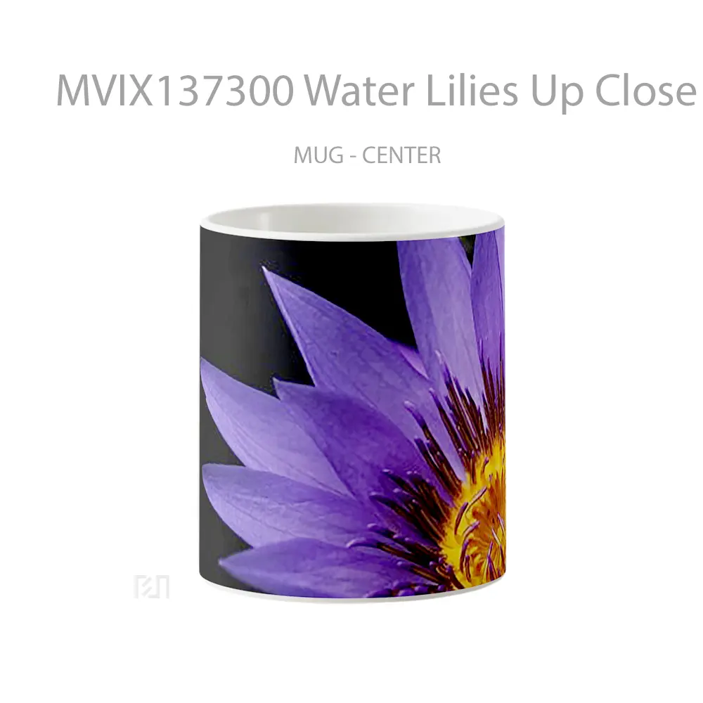 Mug Water Lilies Up Close Gelas Pemandangan Alam