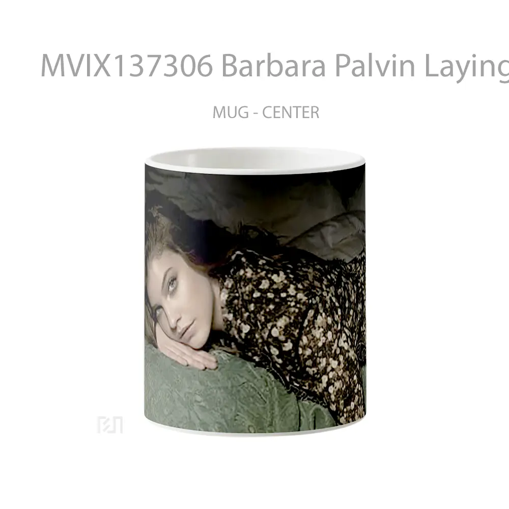 Mug Barbara Palvin Laying Down V2 Gelas Keramik Unik