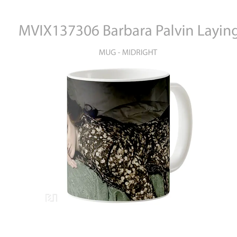 Mug Barbara Palvin Laying Down V2 Gelas Keramik Unik - All-side / Desain