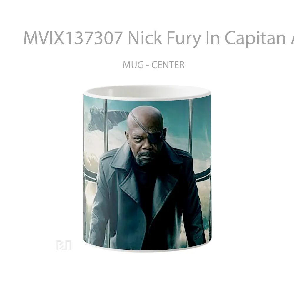 Mug Nick Fury In Capitan America Gelas Keramik Unik