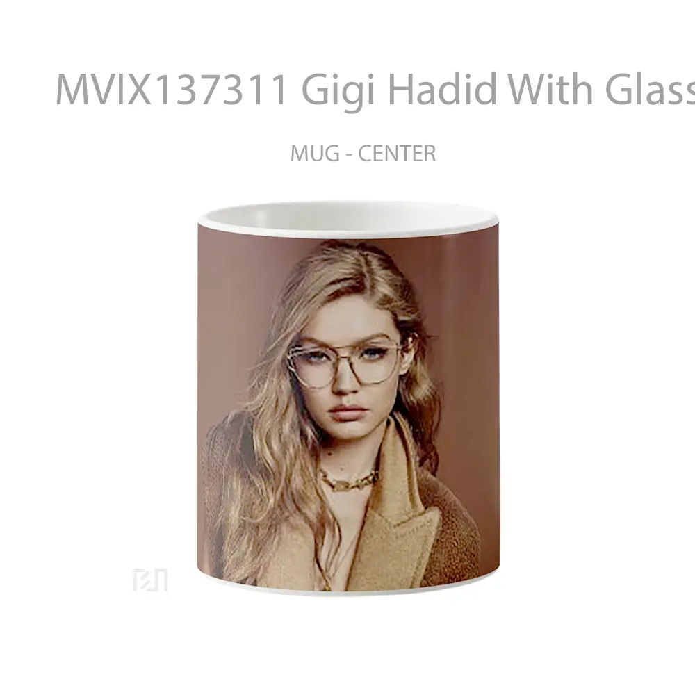 Mug Gigi Hadid With Glasses Gelas Keramik Unik