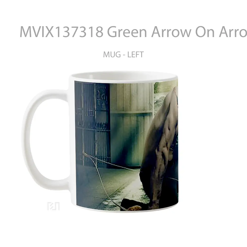 Mug Green Arrow On Arrow Gelas Superhero - All-side / Desain