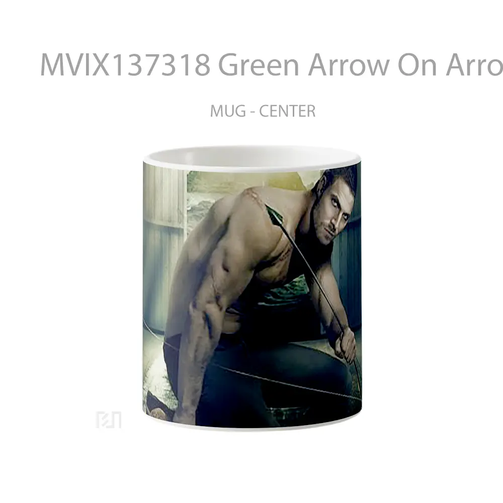 Mug Green Arrow On Arrow Gelas Superhero