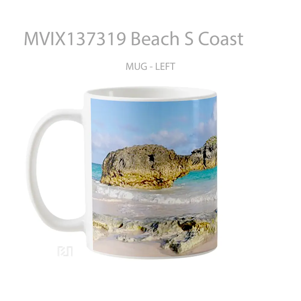 Mug Beach S Coast Gelas Pemandangan Alam - All-side / Desain