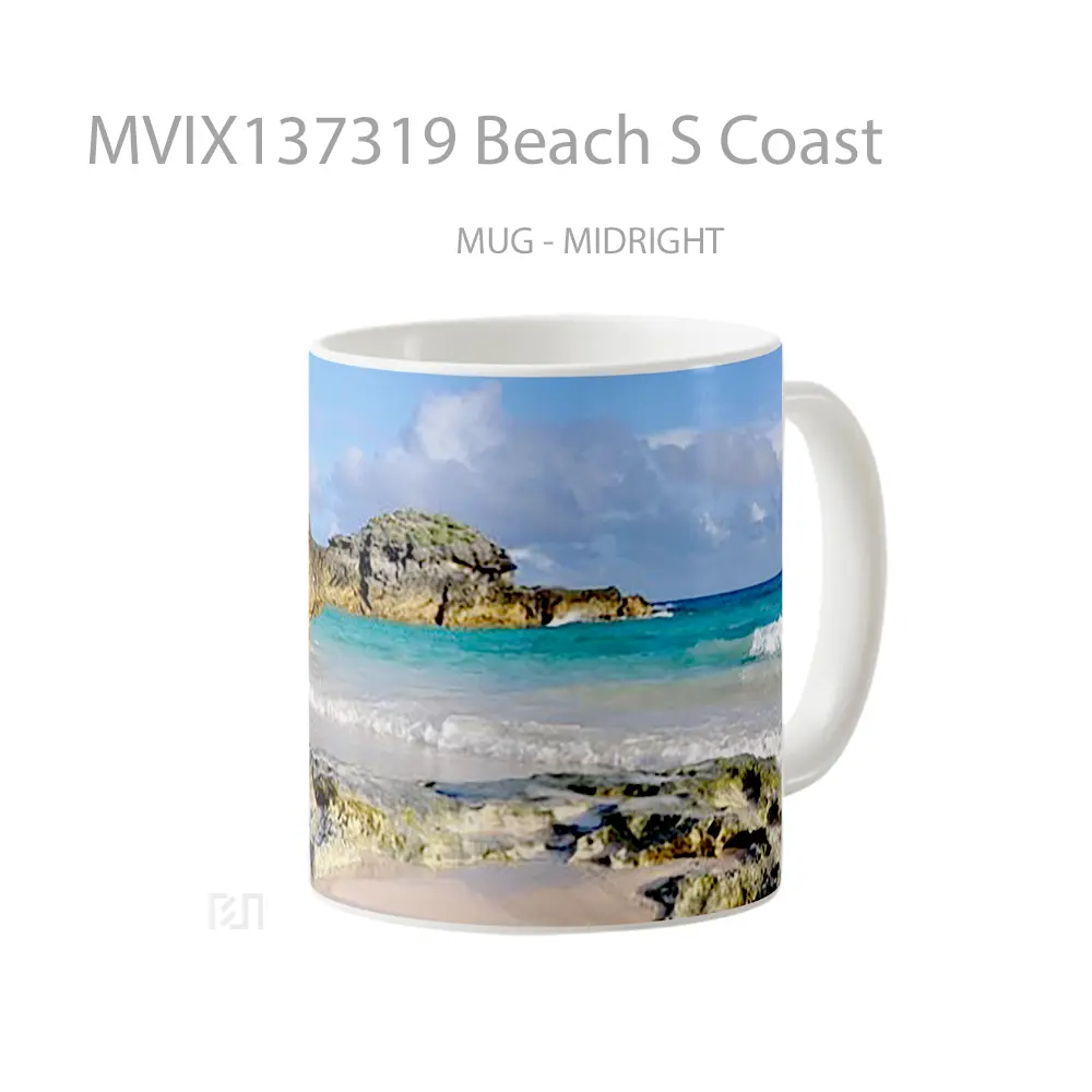 Mug Beach S Coast Gelas Pemandangan Alam - All-side / Desain