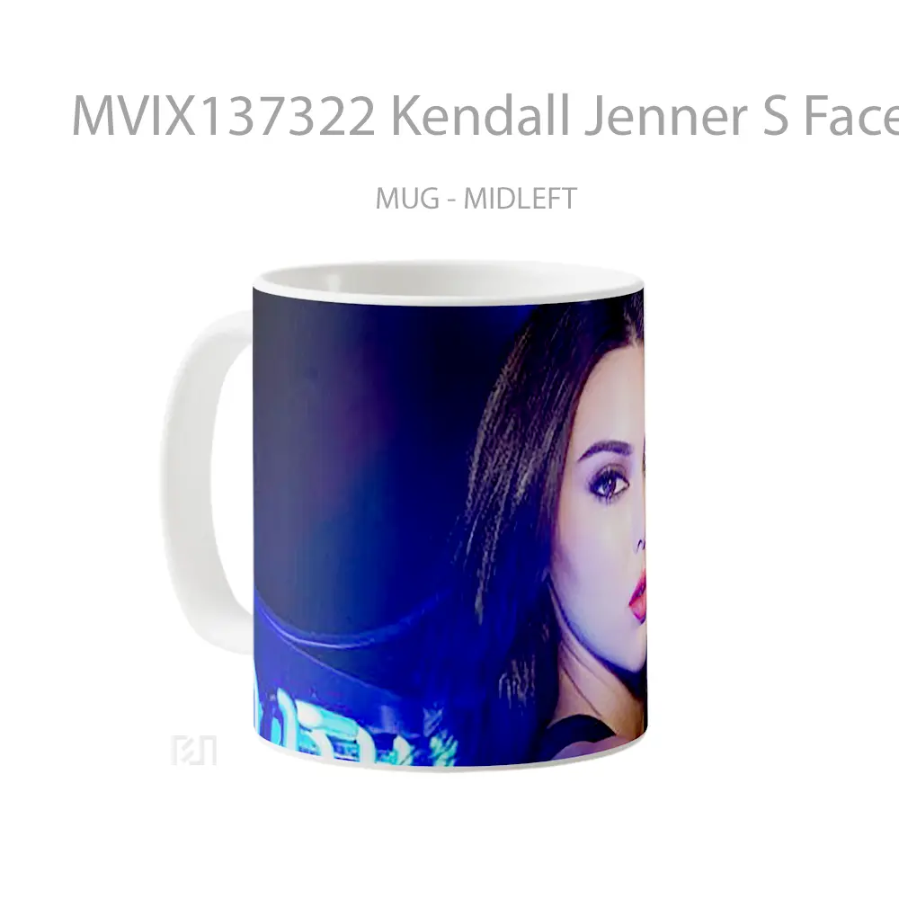 Mug Kendall Jenner S Face V1 Gelas Selebriti - All-side / Desain