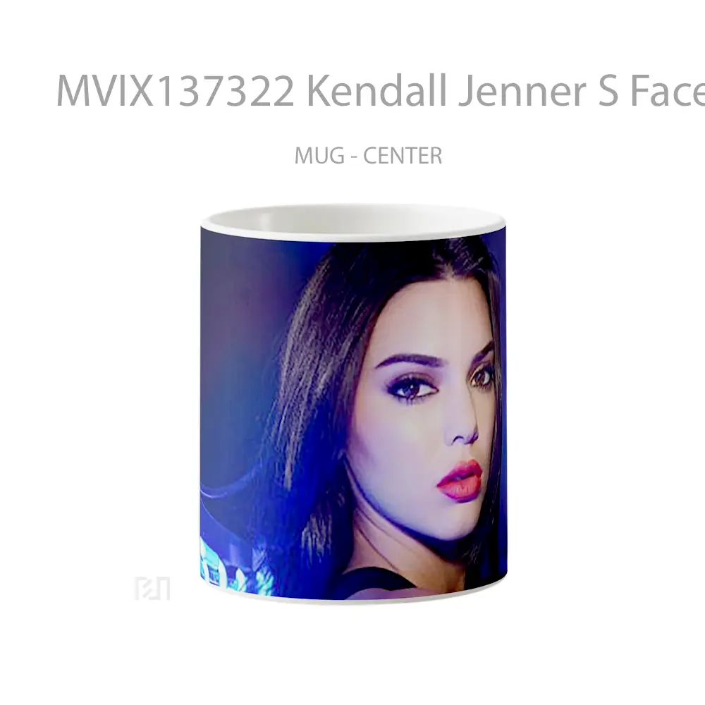 Mug Kendall Jenner S Face V1 Gelas Selebriti