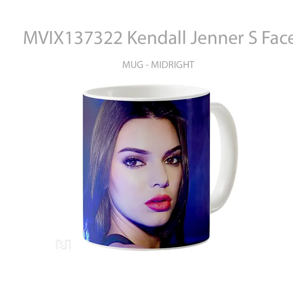 Mug Kendall Jenner S Face V1 Gelas Selebriti - All-side / Desain