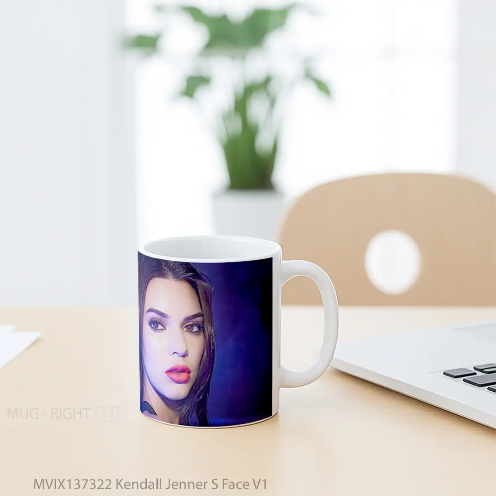 Mug Kendall Jenner S Face V1 Gelas Selebriti - All-side / Desain