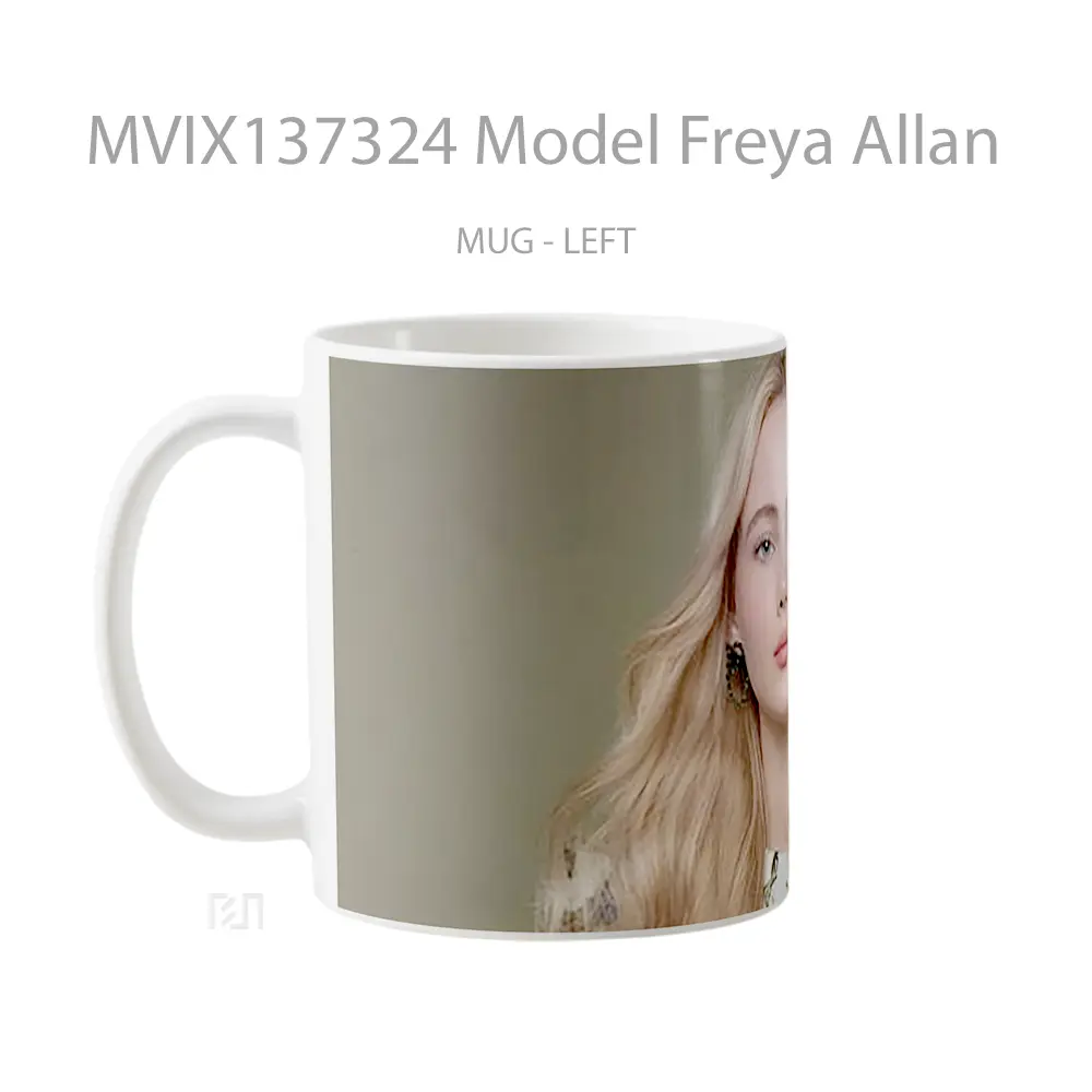 Mug Model Freya Allan Gelas Keramik Unik - All-side / Desain