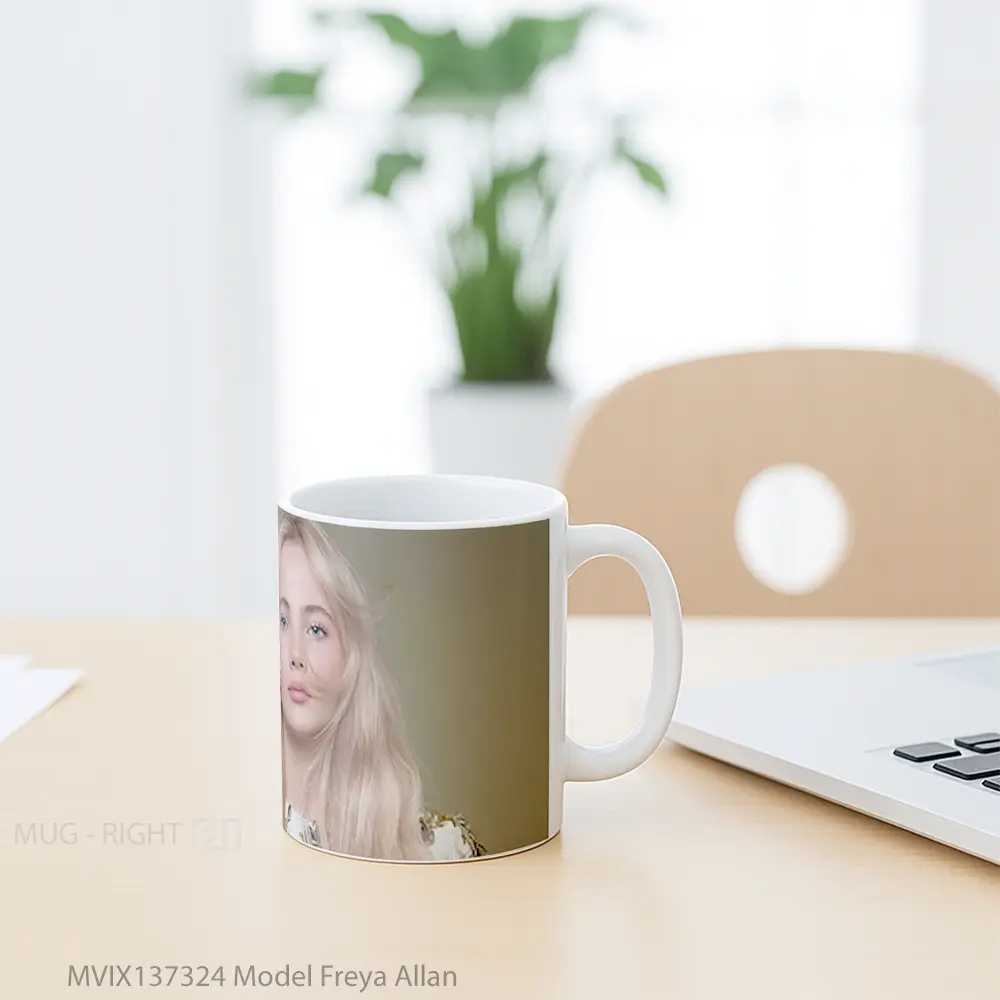 Mug Model Freya Allan Gelas Keramik Unik - All-side / Desain
