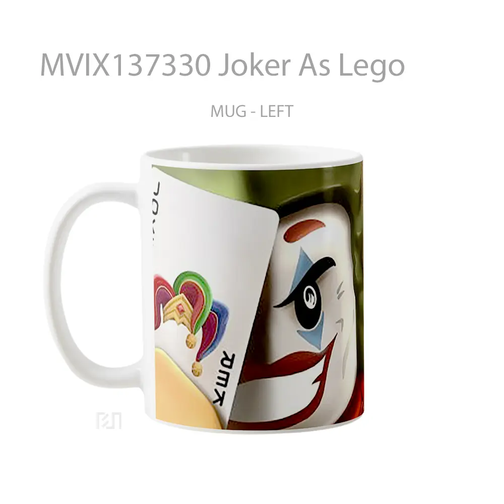 Mug Joker As Lego Gelas Superhero - All-side / Desain