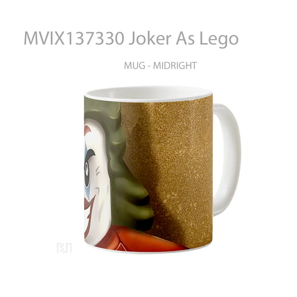 Mug Joker As Lego Gelas Superhero - All-side / Desain