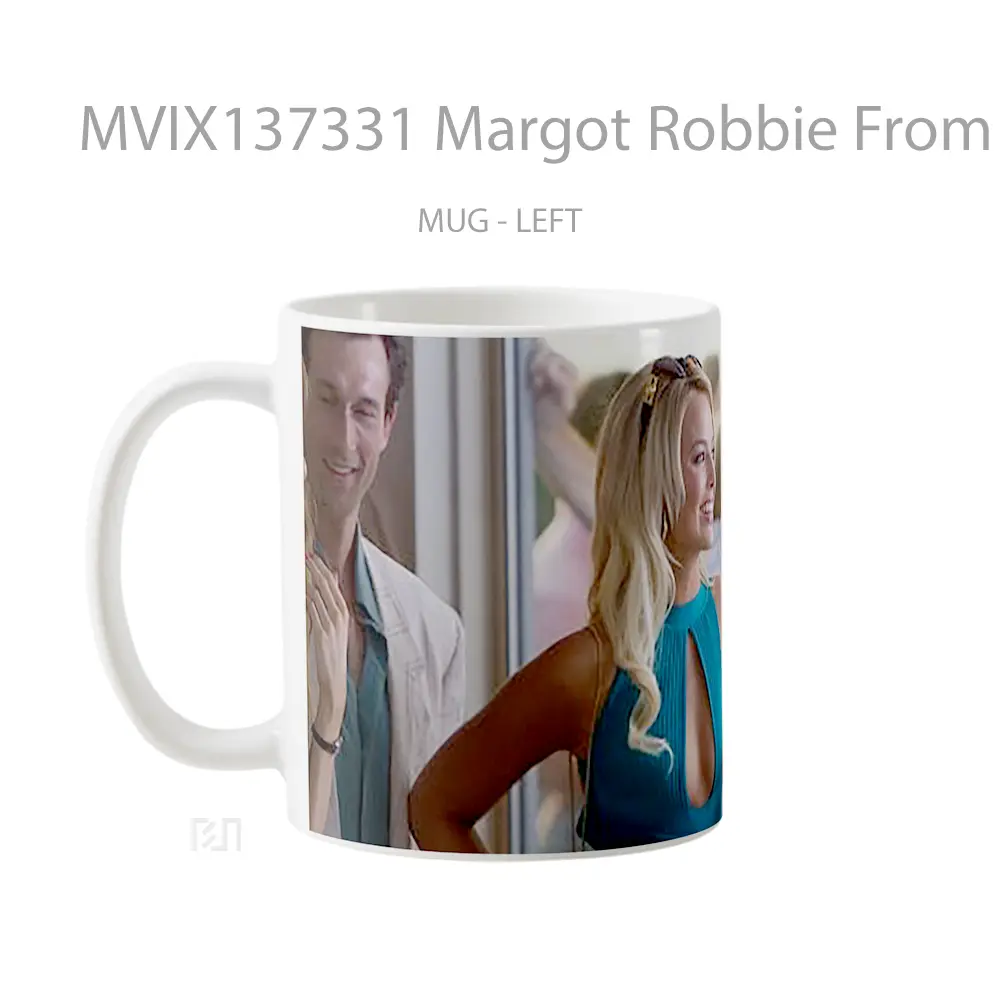 Mug Margot Robbie From The Wolf Of Wall Street Gelas Hewan Lucu - All-side / Desain