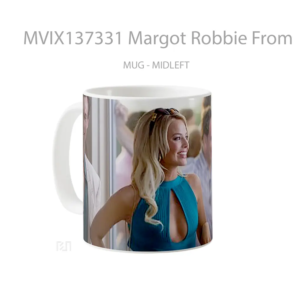 Mug Margot Robbie From The Wolf Of Wall Street Gelas Hewan Lucu - All-side / Desain