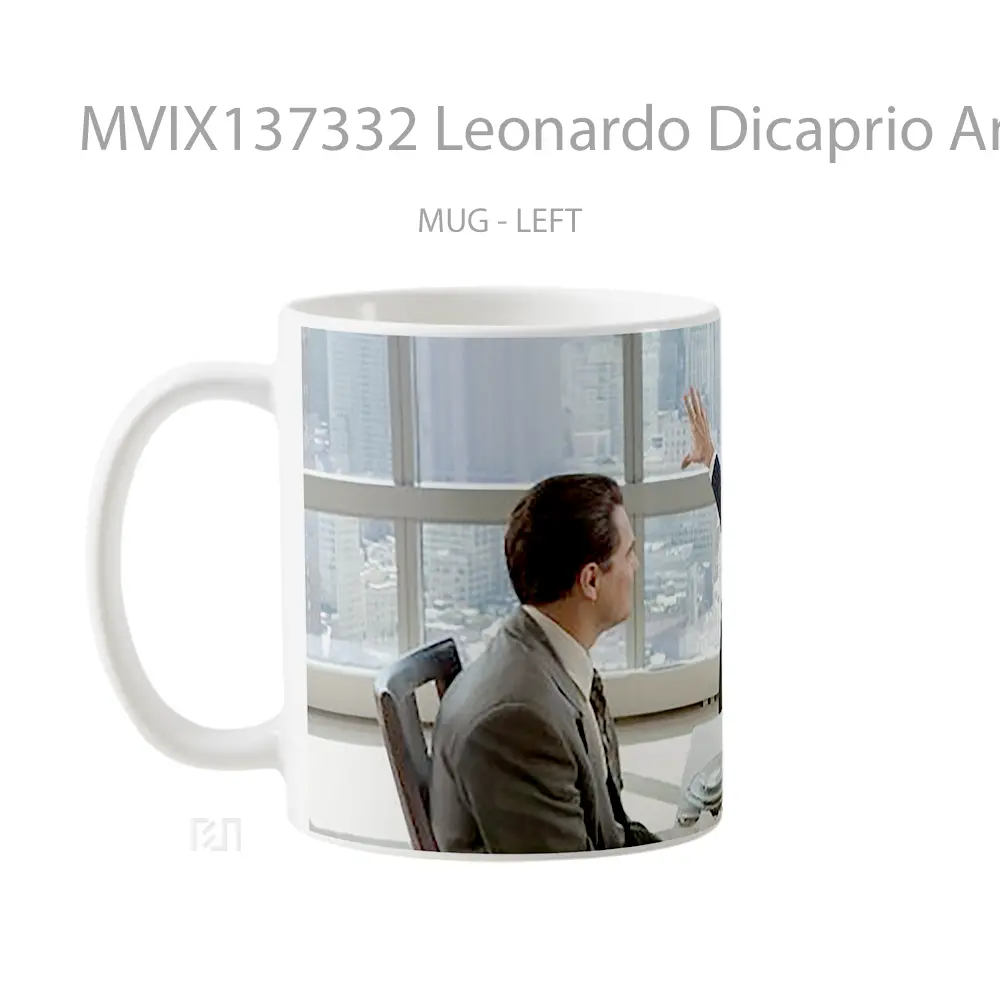 Mug Leonardo Dicaprio And Matthew Mcconaughey In The Wolf Of Wall Street Gelas Selebriti - All-side / Desain