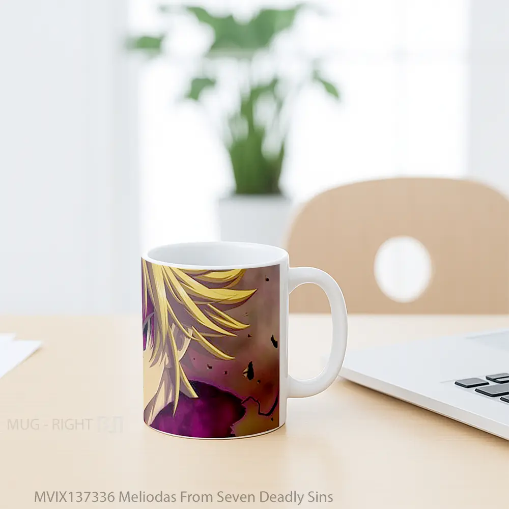 Mug Meliodas From Seven Deadly Sins Gelas Keramik Unik - All-side / Desain