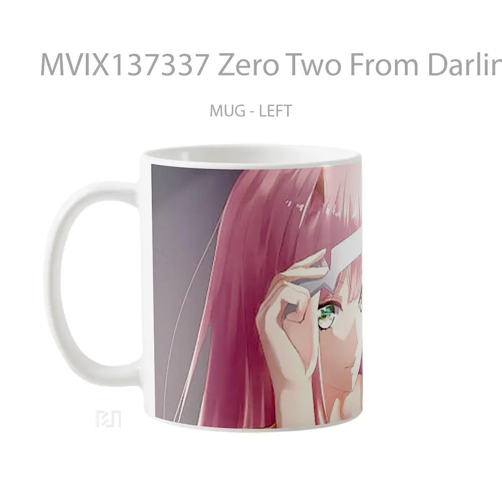 Mug Zero Two From Darling In The Franxx V1 Gelas Keramik Unik - All-side / Desain