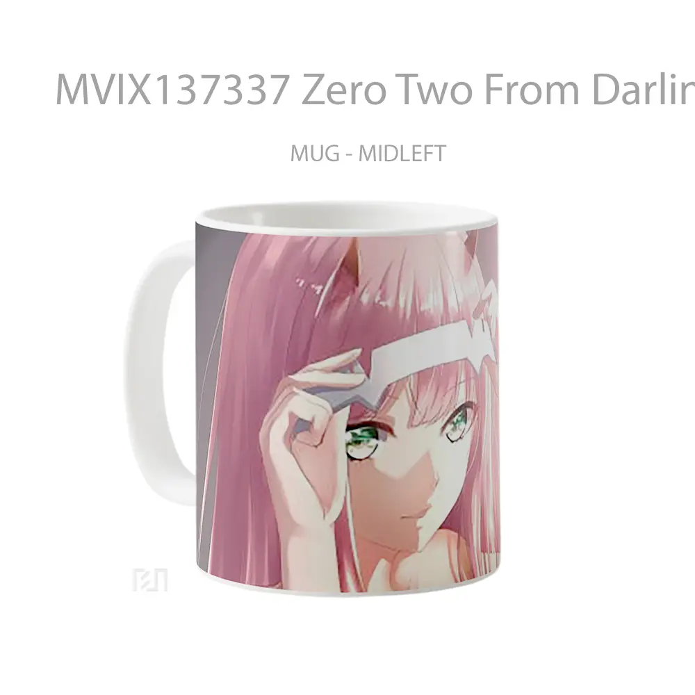 Mug Zero Two From Darling In The Franxx V1 Gelas Keramik Unik - All-side / Desain