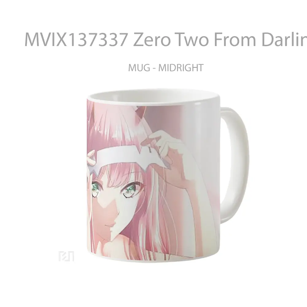 Mug Zero Two From Darling In The Franxx V1 Gelas Keramik Unik - All-side / Desain
