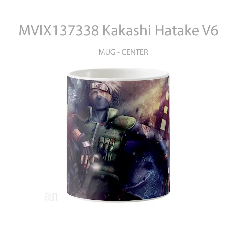 Mug Kakashi Hatake V6 Gelas Keramik Unik