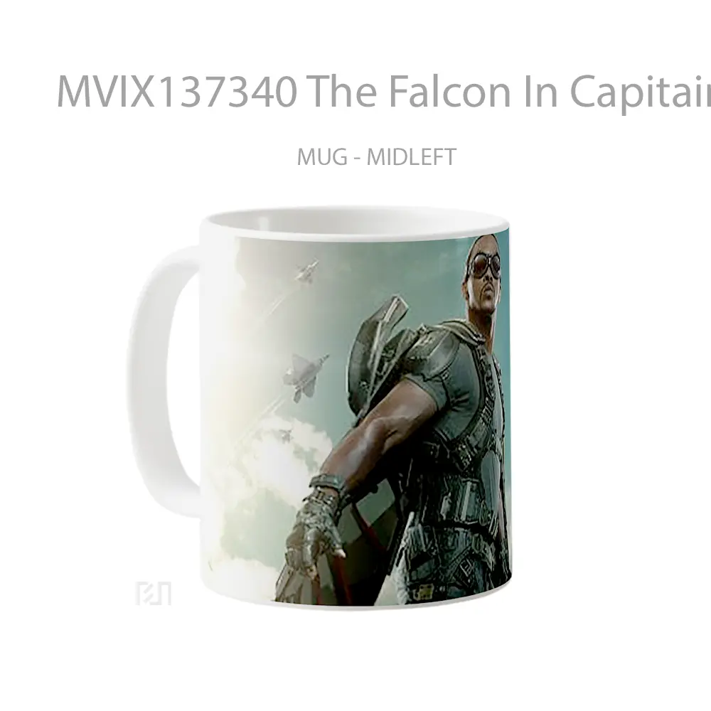 Mug The Falcon In Capitain America Gelas Keramik Unik - All-side / Desain
