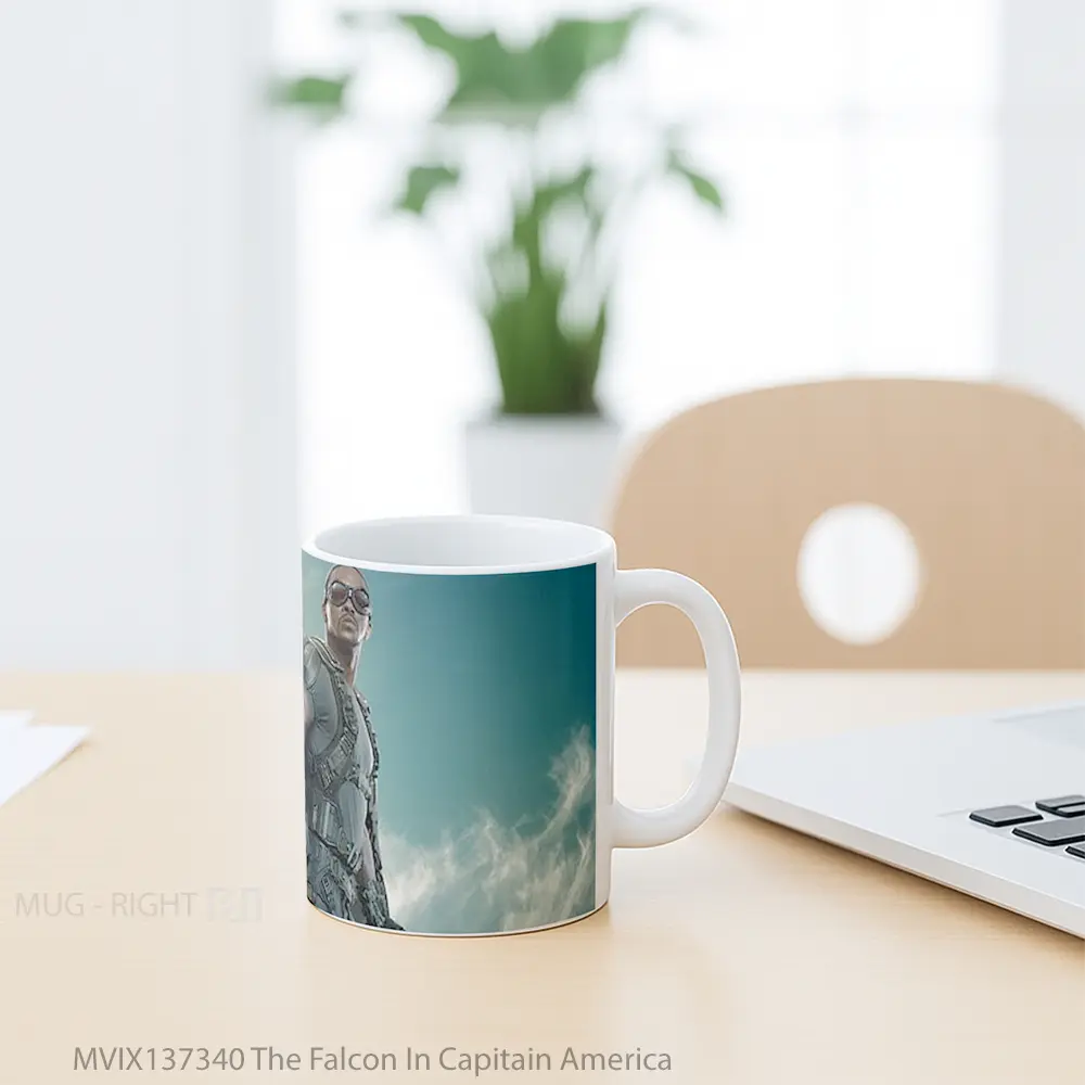 Mug The Falcon In Capitain America Gelas Keramik Unik - All-side / Desain