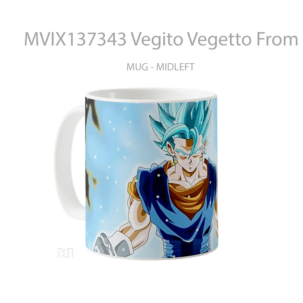 Mug Vegito Vegetto From Dragon Ball Super Cangkir Anime - All-side / Desain