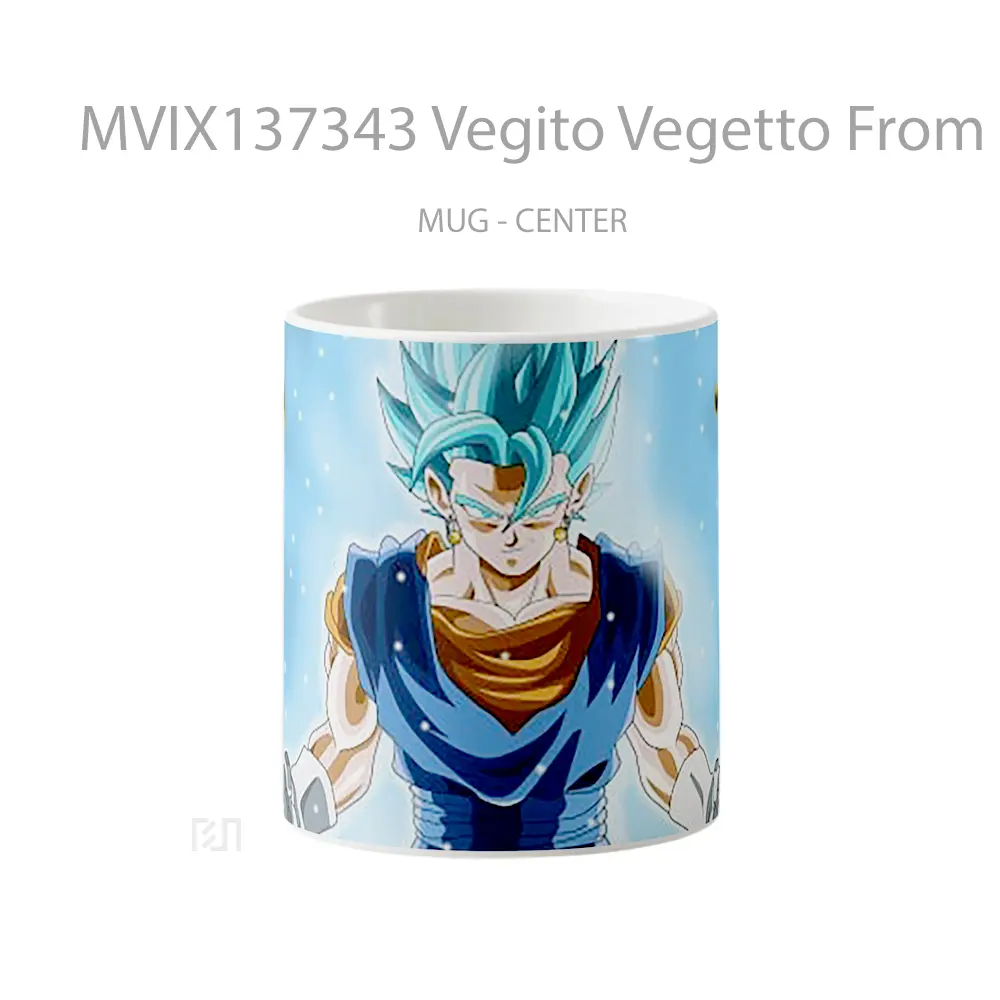 Mug Vegito Vegetto From Dragon Ball Super Cangkir Anime