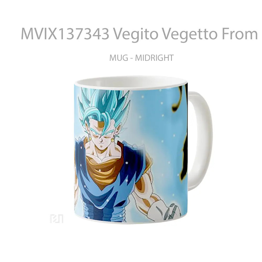 Mug Vegito Vegetto From Dragon Ball Super Cangkir Anime - All-side / Desain
