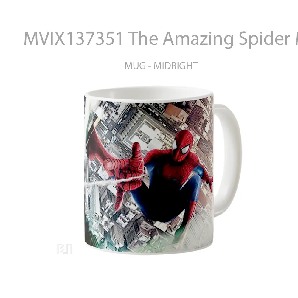 Mug The Amazing Spider Man Gelas Superhero - All-side / Desain