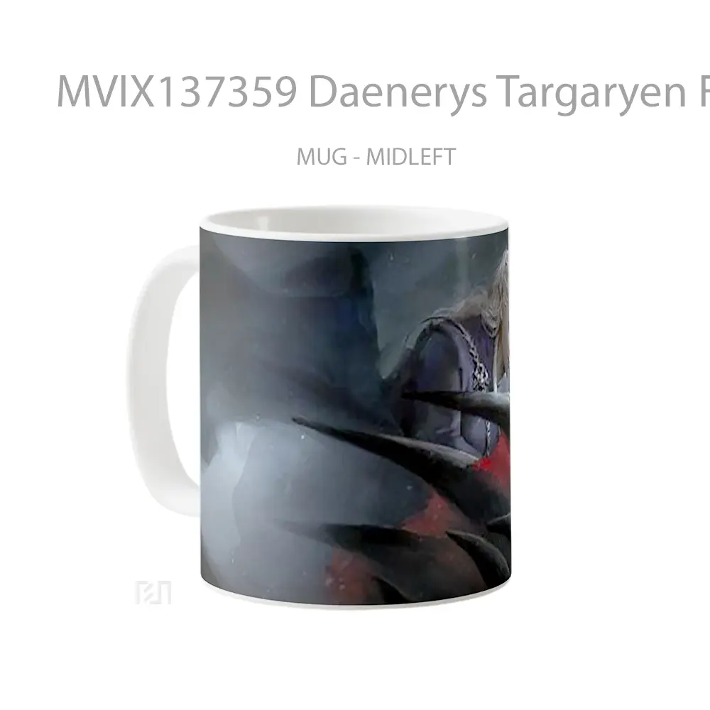 Mug Daenerys Targaryen From Game Of Thrones Fanart Cangkir Gamer - All-side / Desain