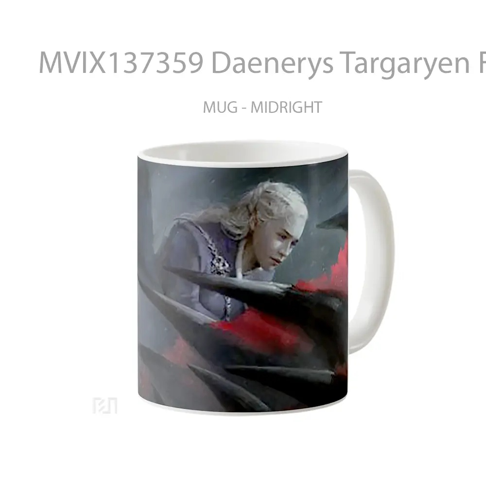 Mug Daenerys Targaryen From Game Of Thrones Fanart Cangkir Gamer - All-side / Desain