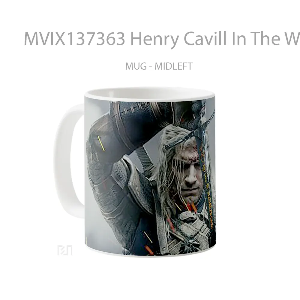 Mug Henry Cavill In The Witcher Gelas Keramik Unik - All-side / Desain