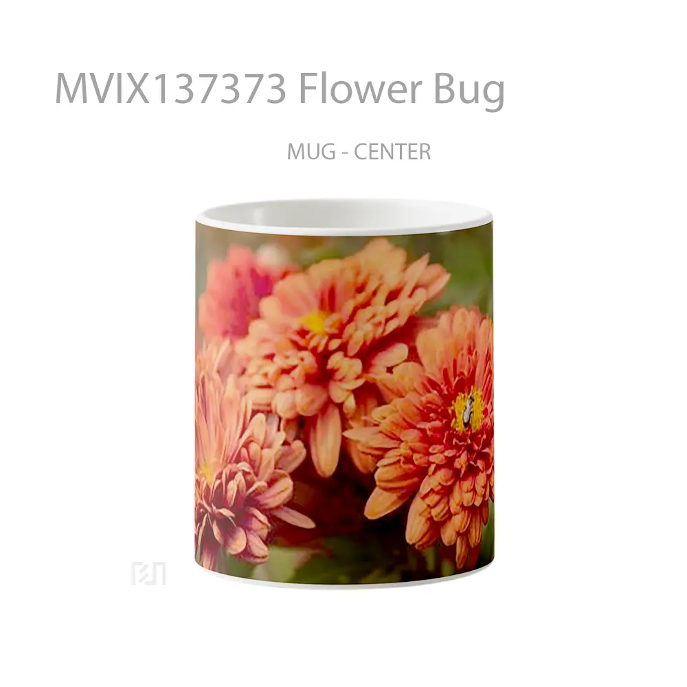 Mug Flower Bug Gelas Pemandangan Alam