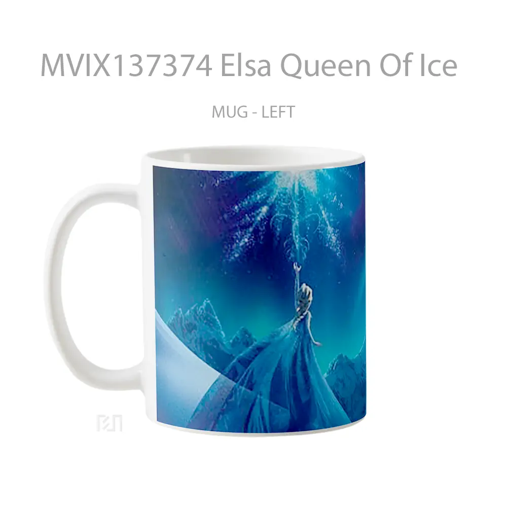 Mug Elsa Queen Of Ice Gelas Keramik Unik - All-side / Desain