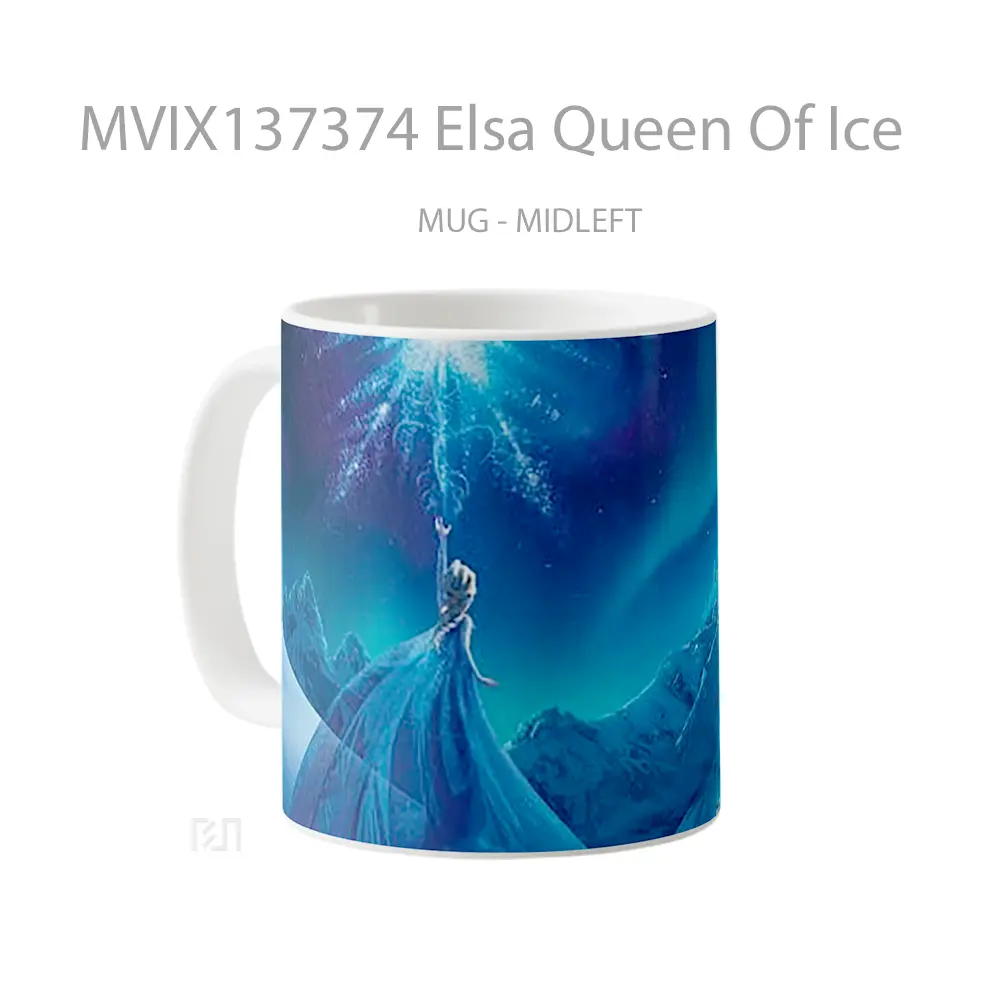 Mug Elsa Queen Of Ice Gelas Keramik Unik - All-side / Desain