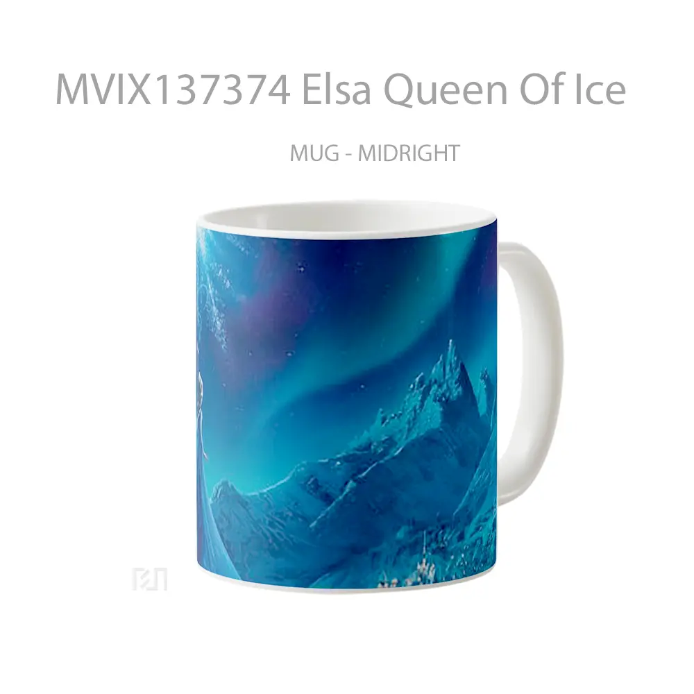 Mug Elsa Queen Of Ice Gelas Keramik Unik - All-side / Desain