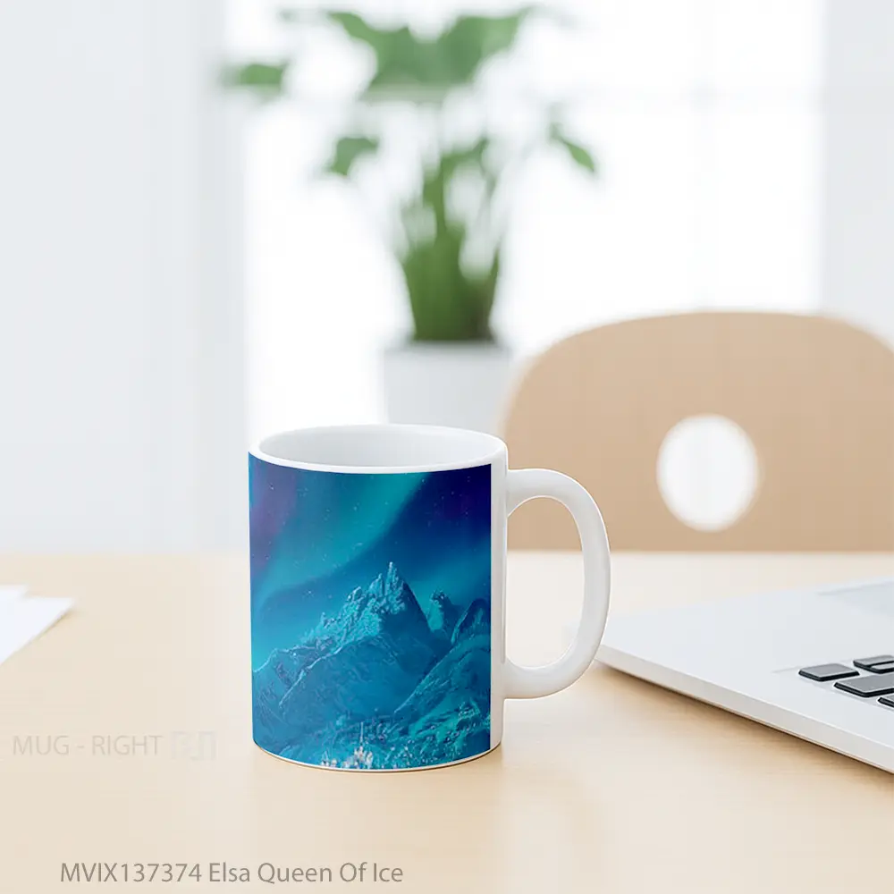 Mug Elsa Queen Of Ice Gelas Keramik Unik - All-side / Desain